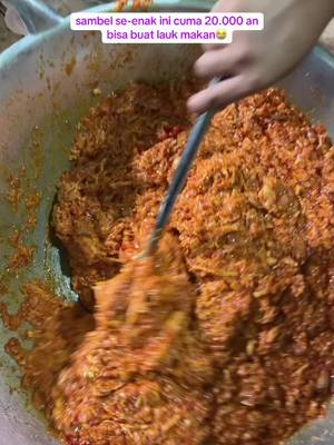 A post by @mamnunnn on TikTok caption: sambel terendul cuma 20.000 an😭😍
