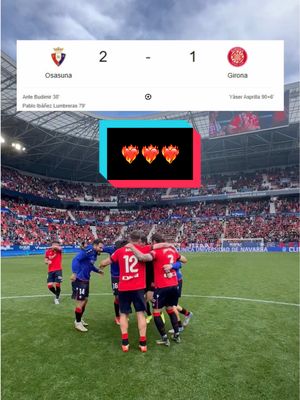 A post by @caosasuna on TikTok caption: ❤️‍🔥 Cuando empieza la semana y ha ganado Osasuna. #osasuna #laliga #laligaeasports #celebration #fuego #footballtiktok #deportesentiktok #fyp 