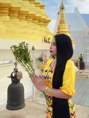 A post by @sabal_phoo on TikTok caption: ဘေးဒုက္ခ ဖယ်ခွါ ဒီနှစ်အတာ အေးချမ်းစေ ေြကာင်း ဆုတောင်းမေတ္တာပို့လျက်ပါ🙏🏻✨@Sabal Phoo #sabalphoo🌸🕊 #စံပယ္ဖူး🦋 #fouyou 