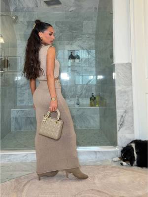 A post by @carlibybel on TikTok caption: Get dressed with me! #Bridalshower & #babyshower #OOTD 