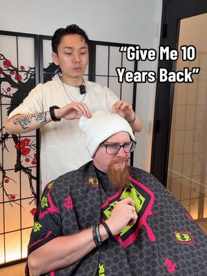 A post by @nguyensteadycutting on TikTok caption: How old yall think he is?? Clean transformation right here 🔥Them haircuts be working miracles on these guys 😂 LINK IN BIO TO SET AN APPOINTMENT ‼️ _______________________________________ ##richmondvabarber##richmondva##vabarber##rvabarber##barber##fade##haircut##richmondbarber#nguyensteadycutting #transformation 