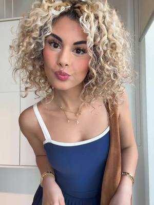 A post by @mrsbrunetzoe on TikTok caption: J’ai adopté le bleu marine 🤩                                                                                                               *collaboration commerciale* Search 55874551 on SHEIN and use coupon *zoeApril15* for 15% OFF (Glowmode products only) #glowmode #glowmodedress 