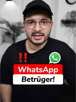 A post by @tiktoktechnik on TikTok caption: 😱 Stellt das am Ende SOFORT ein! Habt ihr auch solche WhatsApp Nachrichten erhalten❓ #whatsapptipps 