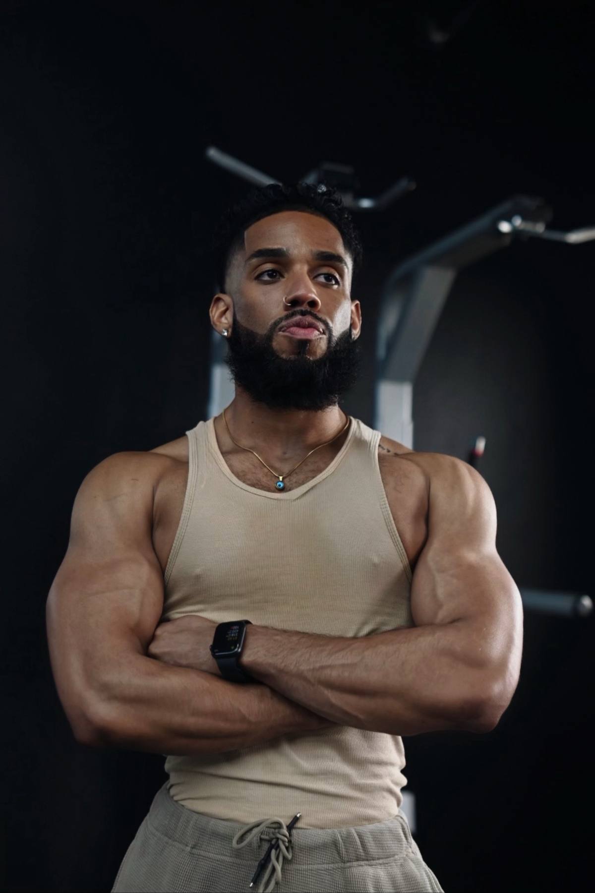A post by @ednizzzy on TikTok caption: Oh y’all thought I was done? #fyp #GymTok 