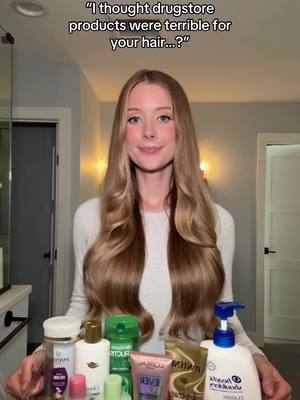 A post by @abbeyyung on TikTok caption: How it feels every time I have to address this comment… again 😭 I actually don’t even know how this myth started in the first place but this is my guess… and obviously I’m not against splurging because there are a lot of high end hair products I splurge on myself, but is it because drugstore is terrible? No 😑 The Abbey Yung Method is all about making it your own at whatever price point you want because you can find amazing options at all price points #drugstorehair #haircare #hairproducts 