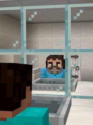 A post by @minecraft on TikTok caption: You can run, but you can't hide  👀  #Minecraft #MinecraftMovie