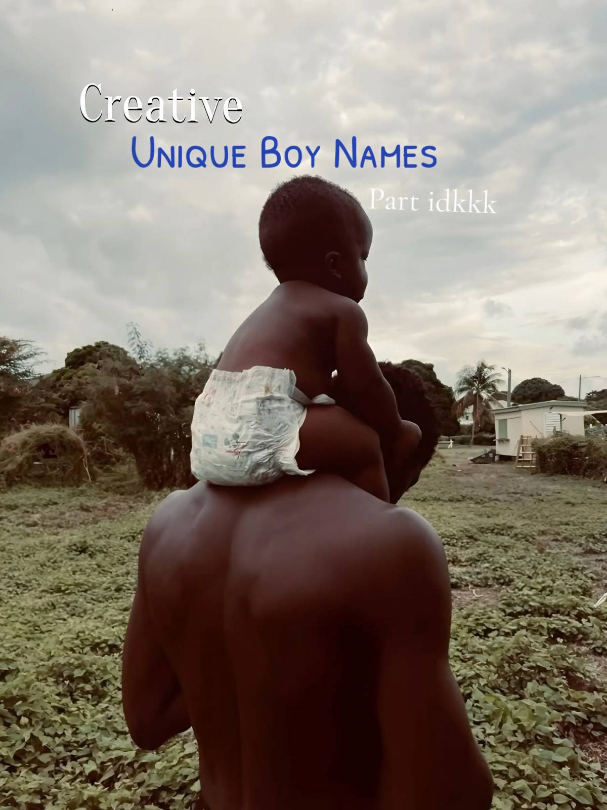 A post by @abundantlyblck on TikTok caption: Which one do you like most? 💙💙💙 #boynames #babynames #uniquenames #fypシ 