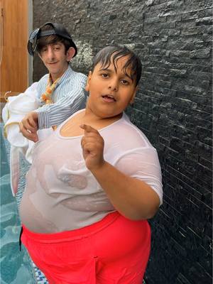 A post by @yazan_alasmar47 on TikTok caption: @marlin resort 😭😂#يزن_الأسمر #منتجع_مرلين #البطريق #حوده 