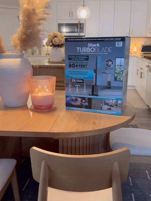 A post by @operation_niki on TikTok caption: If your fan isn’t doubling as home decor, what are you doing?? The #SharkTurboBlade is powerful and QUIET. No more ugly fans ruining my vibe #SharkPartner @Shark Home 