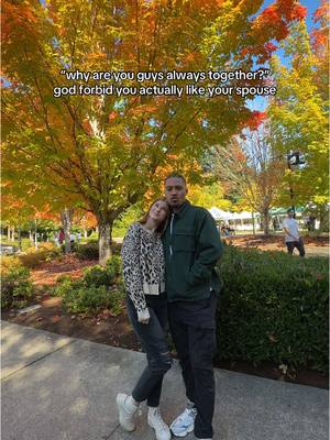 A post by @channingjanae on TikTok caption: isn’t that the whole point 🤣🙃 #husbandwife #marriage #couple #husband #wife #godforbid #jayandchan #arkansas #spouse #love #couples 