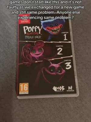 A post by @jaykezreaction on TikTok caption: Poppy playtime triple pack Nintendo switch game! #fyp #help #nintendoswitch #poppyplaytime #needhelp #needadvice #makethisviral #game 