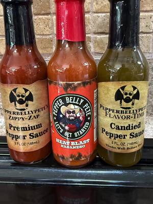 A post by @pepperbellypete on TikTok caption: #pepperbellypete #zippyzap #sauce #smallbusiness 
