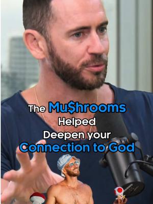 A post by @jeremy.awakens on TikTok caption: Mushr00ms can deepen our connection to the divine—awakening awareness and bringing us closer to the source. #podcastclips #awakening #healing #innerpeace #fyp 