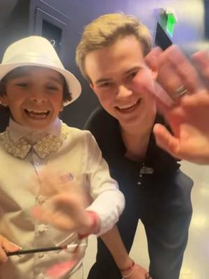 A post by @citygirlgonemom on TikTok caption: Because Brody’s sister @Dyl! had to be at dance competition, Brody decided to make everyone say hello! Thank you @The Glow House for making her day! @paultooreall @??? @kenzie yolles! @iampresleefaith @Nick Wilkins @ayiah soufi 💗🪩 #realglowhouse 