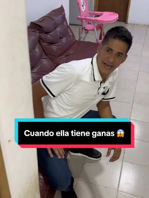A post by @ronaldvallez on TikTok caption: Cuando ella tiene ganas 😱
