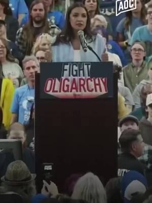 A post by @aoc on TikTok caption: When Donald Trump talks about 'rapists' and 'criminals,' he should look in the mirror. #AOC 