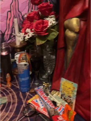 A post by @killemkhaos on TikTok caption: Never ending love #killemkhaos #santisimamuerte #santamuerte #santisima #divinefeminine #darkfeminineenergy #witchtok #brujasdetiktok #chaoswitch 