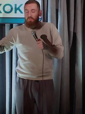 A post by @khabarofl on TikTok caption: За каменной стеной #standup #юмор #ХОК #худиев #отношения #защитник 