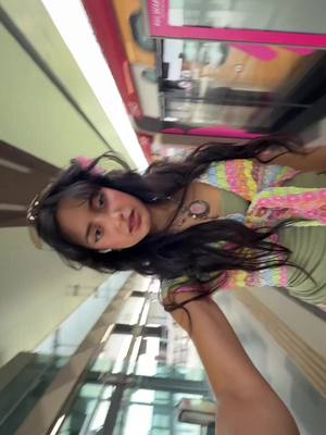 A post by @sabrinabahsoon on TikTok caption: And I came back to Malaysia!!! I had to do this transition at the MRT ✨ finish the lyric if youKNOWWW!!!#tubegirl #tubegirleffect #NewMusic 