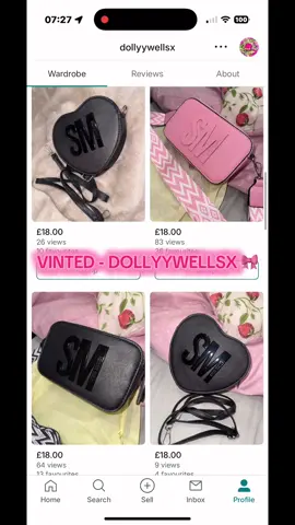 A post by @dollyywellsx on TikTok caption: New designer items added daily - vinted - Dollyywellsx — comment your vinted below let’s follow each other 💋 #vinted #selling #designer #vintedhaul #shopping #new #boymum 