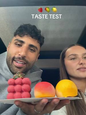 A post by @naderjindaouifussball on TikTok caption: Keine Ahnung Taste Test 🍓🍋🥭