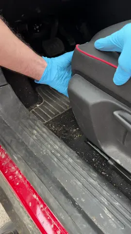 A post by @bubbleauto81 on TikTok caption: Cleaning the little red car! 🚗 #cleantok #cardetailing #satisfying #asmr #nettoyage 