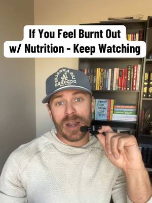 A post by @lostandlifting on TikTok caption: #greenscreenvideo If you feel burnt out with nutrition - watch this  #nutritioncoach #nutritioncoaching #nutritiontip 