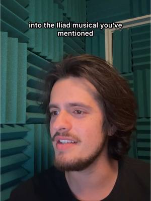 A post by @jorgeherrans on TikTok caption: Would I ever write an Iliad musical? #epicthemusical 