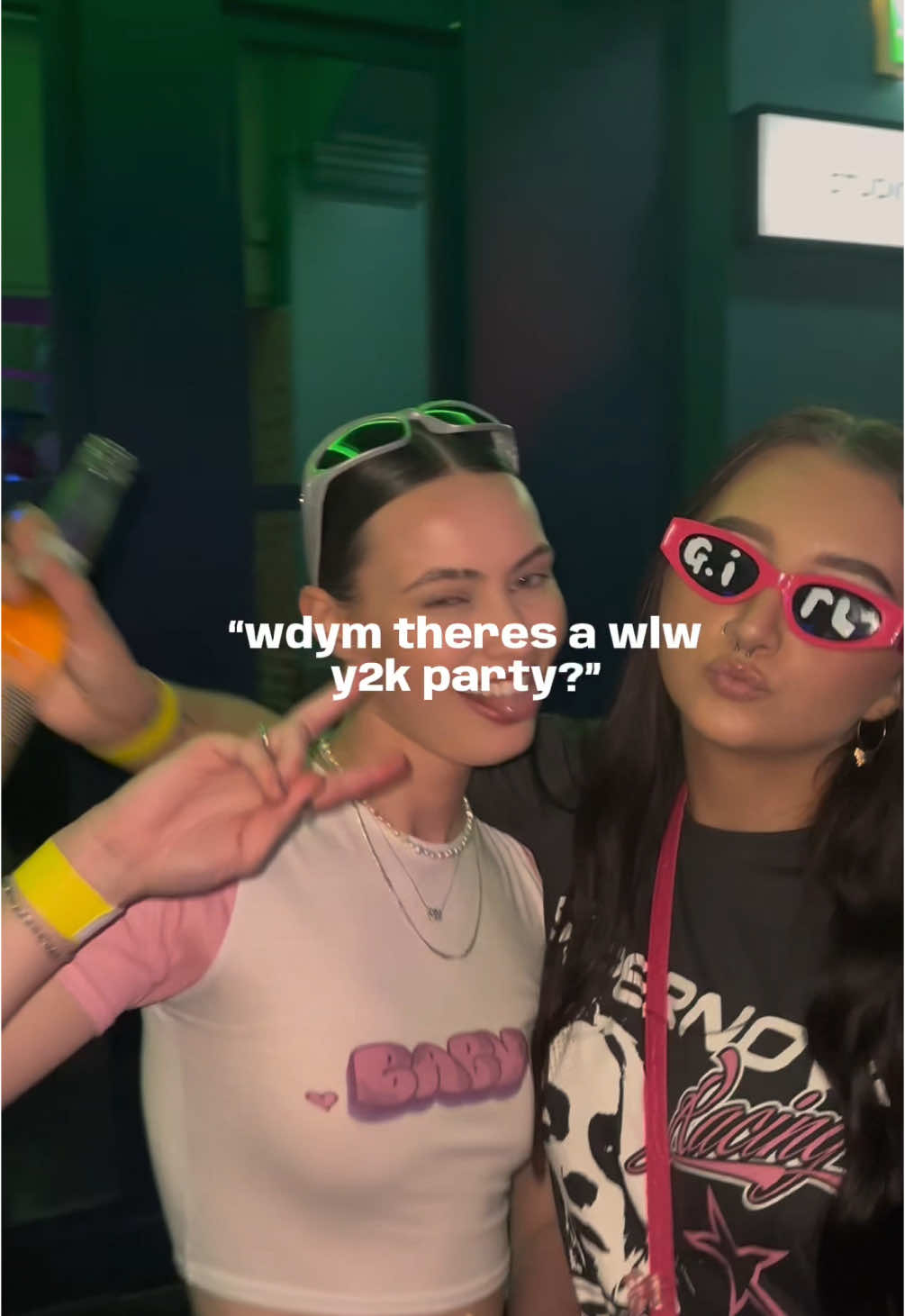 A post by @g.irlevents on TikTok caption: it’s y2k season - London 26th April 💎🪽🎀 #wlwtiktok #y2k #london #manchester #lgbt 