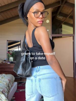 A post by @quenblackwell on TikTok caption: table for one <3 @H&M #ad