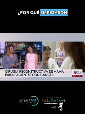 A post by @lampertmd on TikTok caption: ‼️ Sólo quedan 6 días para aplicar ‼️  Fundación Adele Lynn Lampert “A.L.L. For Moms Charity” Gracias univision23 y Eileen Cardet por invitarnos a conversar sobre nuestro día de caridad.    Con esta iniciativa queremos seguir contribuyendole a las mamás que estén pasando por una situación económica difícil Y tengan el deseo de obtener una cirugía reconstructiva o plástica. Ejemplos de cirugías o procedimientos que estaremos considerando son: -Revisión de cicatriz de Cesaría -Explantes de senos -Cirugía reconstructiva de cancer de seno -Reducción de senos -Reconstrucción de quemaduras -Reconstrucción de lóbulo de la oreja -Y/o alguna otra cirugía médicamente necesaria Por favor de mandar la aplicación a Brianna@LampertMD.com … #allformoms #charitysurgeryday #reconstructiveplasticsurgery #reconstructivesurgerymiami #miamiplasticsurgeon #lampertmd #breastreconstruction #scarrevision #brokennose #plasticsurgerymiami #reduccion #explant #csectionscar #facialreconstructivesurgery #burnscar #mothersday #revisión #charitysurgery #reconstructivesurgery #charity #cancerreconstructionsurgery #cirurgia #explantedesilicone #explant #explantsurgery #rhinoplasty #plasticsurgery #miamiplasticsurgeon #reconstrucción #breastcancerreconstruction #momsofinstagram