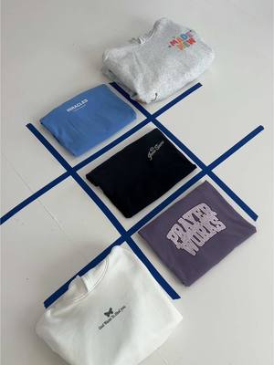 A post by @elevatedfaith on TikTok caption: Hoodies vs. tees 😃 Which one is your go to?