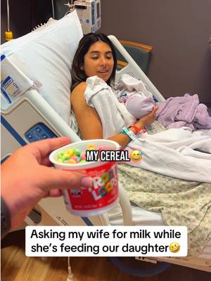 A post by @anxietycouple on TikTok caption: I just wanted some milk😭😭 #CoupleGoals #pregnancy #couplecomedy #marriagehumor #viral 