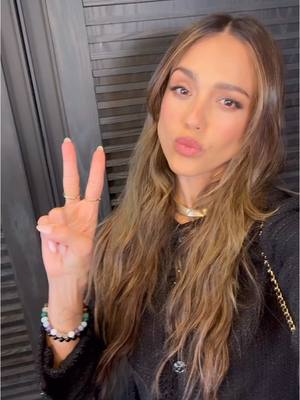 A post by @jessicaalba on TikTok caption: A little #NYC shenanigans 💫 #Glam 