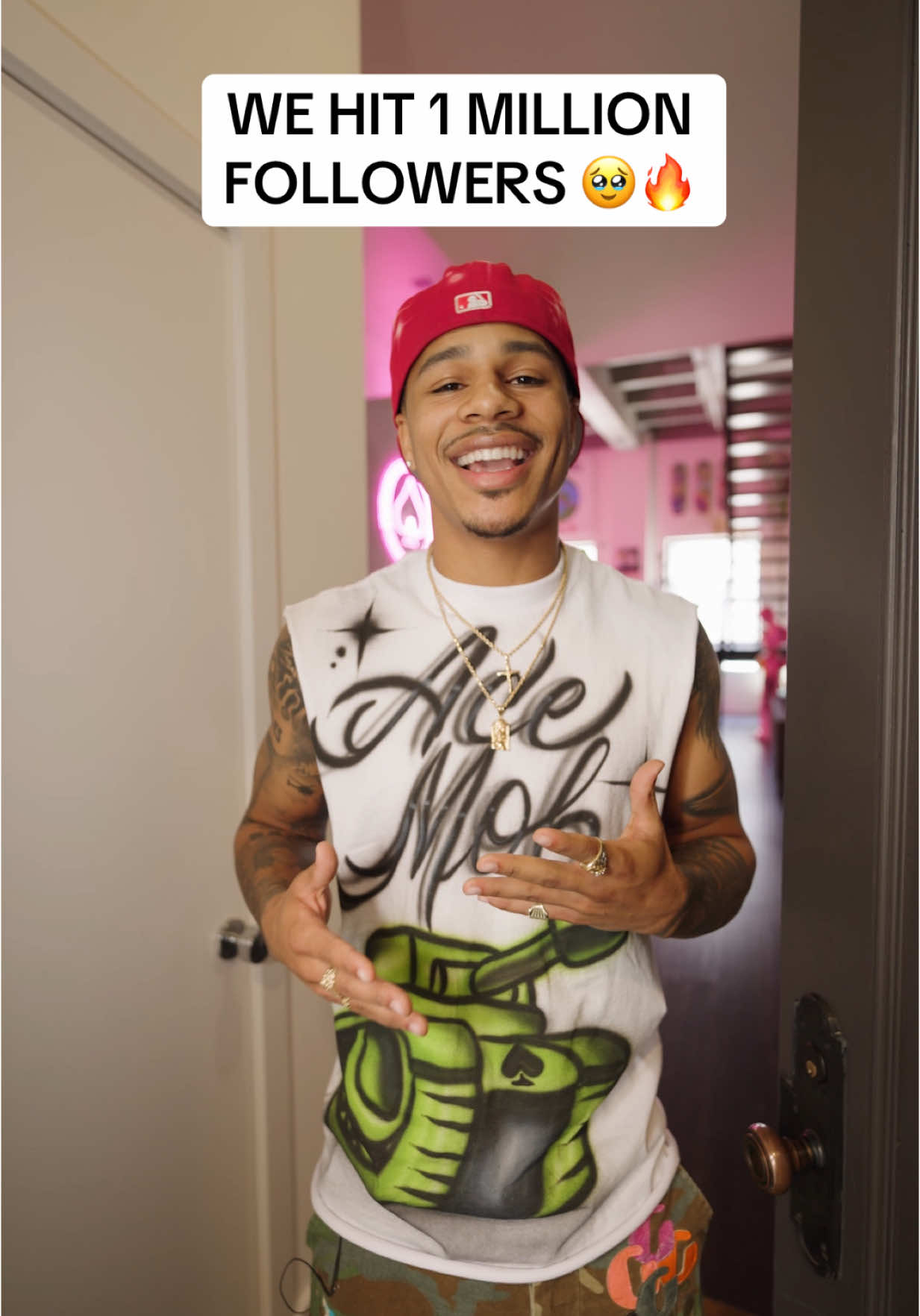 A post by @realacegreene on TikTok caption: I just bought a new studio🥹🫶🏽 thank you God & thankful for yall support over these years ! Been working on this project since early 2024 & it’s here! #explorepage✨️ #trending #1millionfollowers #forurpage 