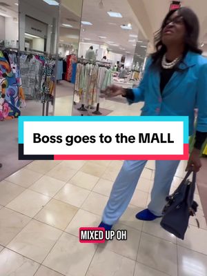 A post by @mainlymannie on TikTok caption: Boss & CEO goes to the #Mall 😉 #fy #comedy #jokes 