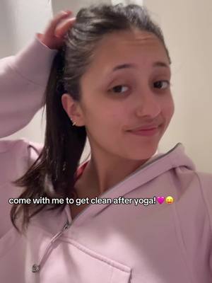 A post by @lex_0724 on TikTok caption: unwind with me from yoga! hair time! next video is makeup!'