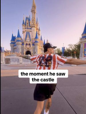 A post by @lovesoreal on TikTok caption: He’s been waiting for this moment his entire life 😂🥹 #vlog  @Disney Parks 