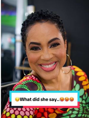 A post by @krewkutz_ on TikTok caption: 😏Who here can Read Lips..? What did she say..😏😍🥵 She Flew ✈️ All the way from Florida 🇺🇸 … Can y’all Drop some ♥️’s in the comments & help me Let her know she’s Glowjussss🥵😍🥰 ... #naturallyshesdope #tuesday #shorthair #queen #transformation #curlyhairstyles #florida #curlspoppin #naturalhairstyles #naturalhair #natural #curlyhair #beauty #beautiful #gorgeous #krewkutz #yourfavoritebarber #fy #f#fypladybarber 🥰♥️🥵 … Color Done by: @ur1anna 🖤