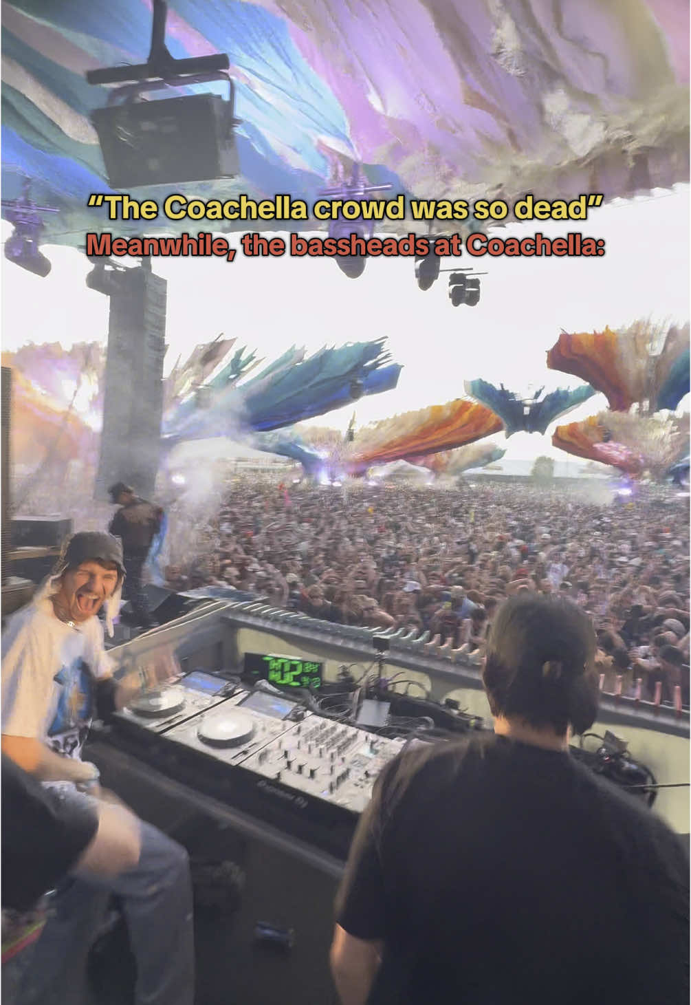A post by @levitymusic on TikTok caption: The bassheads came to dance! More dubstep at Coachella please 🙏🙏 Song: Levity - ID #dubstep #coachella #plur #bassmusic 