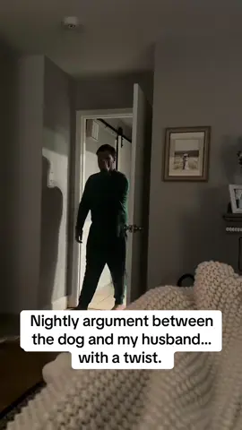 A post by @wyattthegsp on TikTok caption: The pajamas are magical. He actually scooted over😅 #wyattthegsp #foryoupage #fyp 