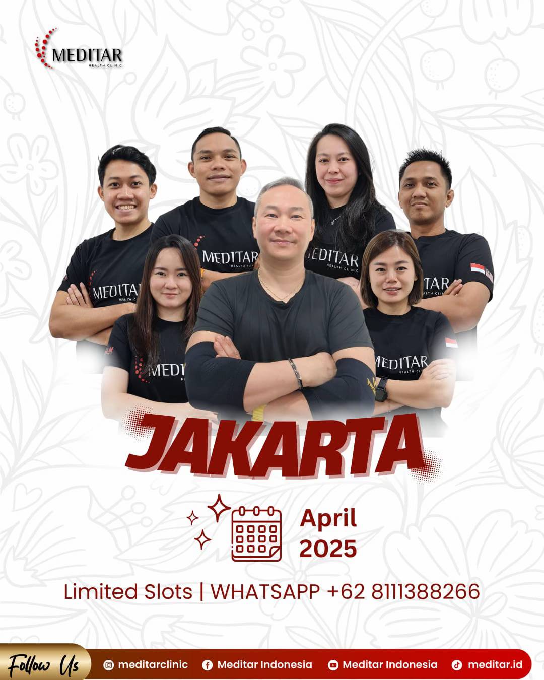A post by @masterchrisleong on TikTok caption: Memiliki keluhan pada tulang? otot? sendi? saraf kejepit? sakit pinggang? atau scoliosis? Segera konsultasikan dengan Master Chris!! Slots terbatas, segera hubungi admin kami untuk jadwalkan terapi! Info selengkapnya, hubungi: wa.me/628111388266 𝖬𝖤𝖣𝖨𝖳𝖠𝖱 𝖢𝖫𝖨𝖭𝖨𝖢 𝘠𝘰𝘶𝘳 𝘏𝘦𝘢𝘭𝘵𝘩 𝘖𝘶𝘳 𝘗𝘳𝘪𝘰𝘳𝘪𝘵𝘺 #kretekkretek #bonesetting #infojakarta #jakarta #klinikscbd #klinikkelapagading #lowerbackPain #sakitpinggang #PijatTerapi #MassageTherapy #BoneSetting #JakartaInfo #fyp #bonesetting #tittar #masterchrisleong #clmindonesia #bonesettingspecialist