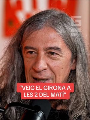 A post by @gironafc on TikTok caption: 👀 Gerard Quintana no es perd un partit del Girona! #OrgullGironí #GPòdcast