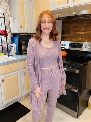 A post by @doughertydozen on TikTok caption: It’s soooo soft and cozy! I’m 5’3” and 125 pounds wearing a medium, I probably could have sized down to a small but I like my lounge wear baggy. #TikTokShopRestock #AprilRestock #TikTokShopCreatorPicks #TikTokShop #TikTokShopSpringGlowUp #SpringFashion #LoungeWear #NapWear #SleepWear 