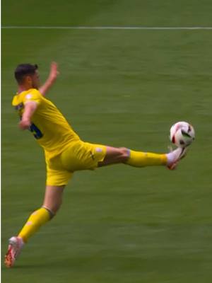 A post by @euro2024 on TikTok caption: Yaremchuk art 🖼️  #EURO2024 #Yaremchuk 