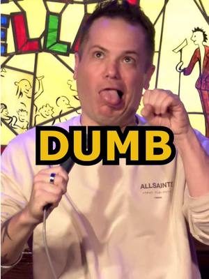 A post by @jeffarcuri on TikTok caption: Dumb #funny #jokes #crowdwork #standupcomedy #comedy #fyp #jeffarcuri 