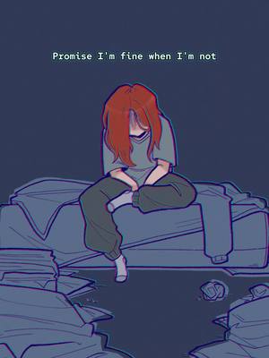 A post by @lydiathebard on TikTok caption: It’s an ✨anxiety bop✨ Stream ‘Afraid of Quiet’ out now!  Thank you so much to @theplumbago for this gorgeous animatic!  #anxiety #MentalHealth #NewMusic #originalsong #musiccommunity 