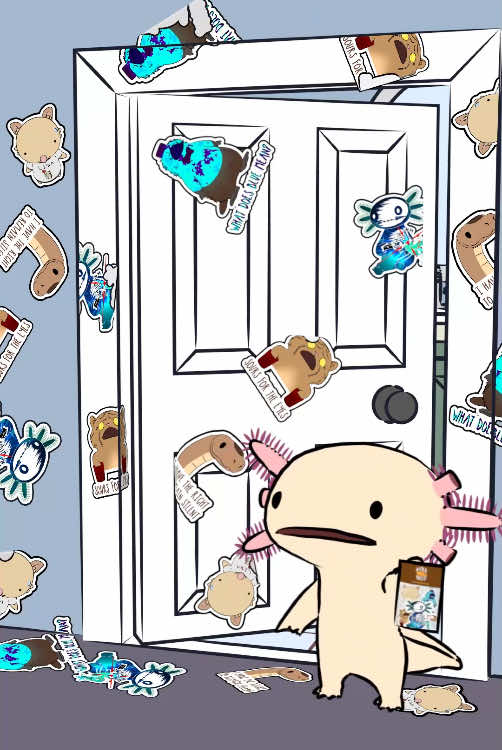 A post by @naturalhabitok on TikTok caption: Fun Fact: With only 2 days left in our sale we’re giving back to our fans with a sticker giveaway! If you’re not in a financial position to buy merch right now, just fill out the survey on our store site and comment “Stickers” below, and you’ll be entered into our sticker raffle! Winners will be selected at random. #naturalhabitatshorts #naturalhabitok #naturalhabitat 