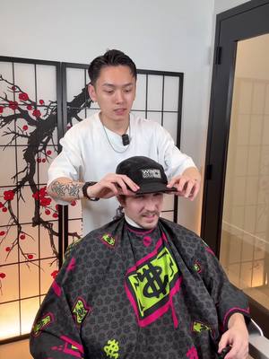 A post by @nguyensteadycutting on TikTok caption: My client got the curly fringe with a fade on the sides. This can also be done with a taper too! The fade makes the cut pop out more 🔥 LINK IN BIO TO SET AN APPOINTMENT ‼️ _______________________________________ ##richmondvabarber##richmondva##vabarber##rvabarber##barber##fade##haircut##richmondbarber##nguyensteadycutting #curly 