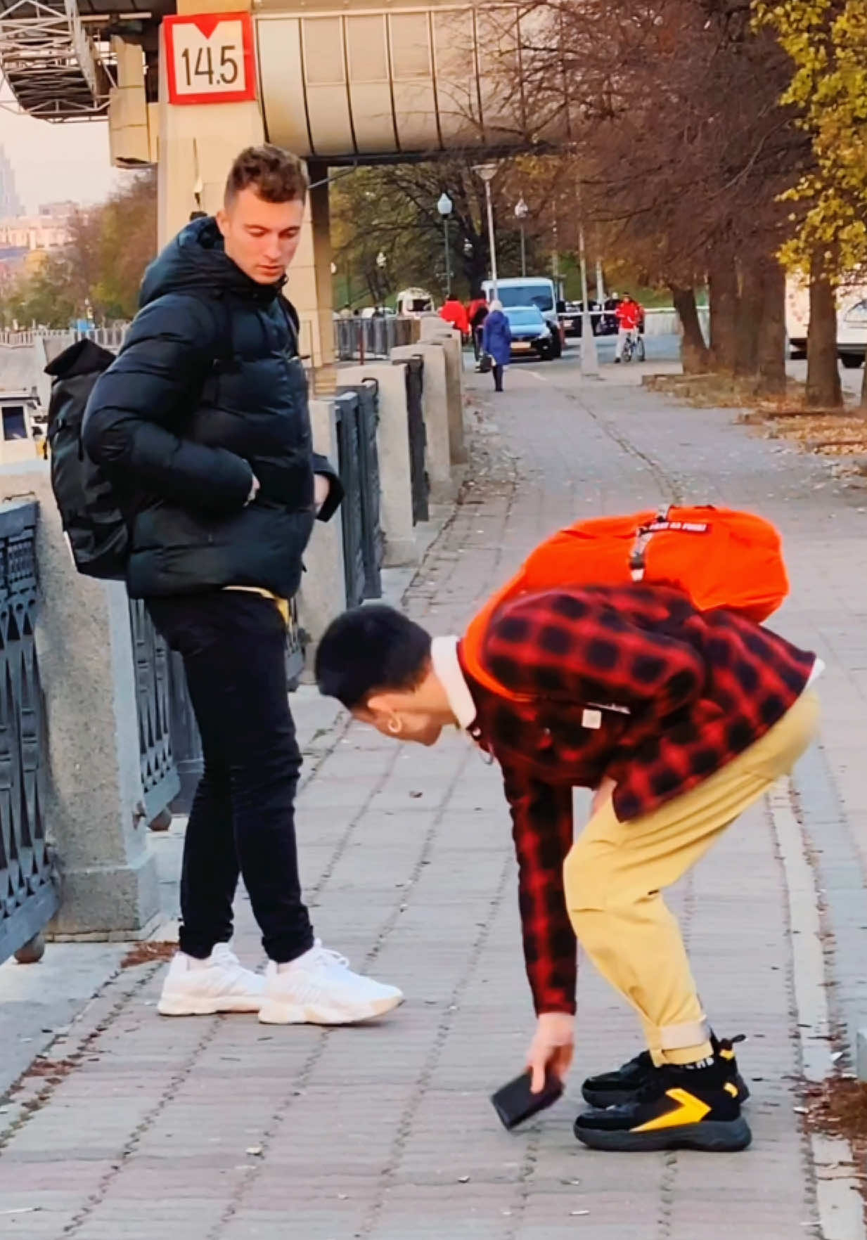 A post by @thekiryalife on TikTok caption: Dropping The Wallet in Public Social Experiment: Would You Help?😇 #kiryakolesnikov #prank #socialexperiment